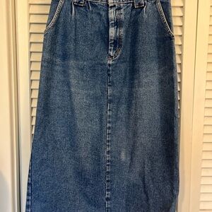 Vintage Blue Denim Skirt